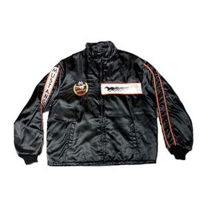 NOS Vintage 1979 Indy 500 pace car satin jacket Ford Mustang Size Large  BLACK